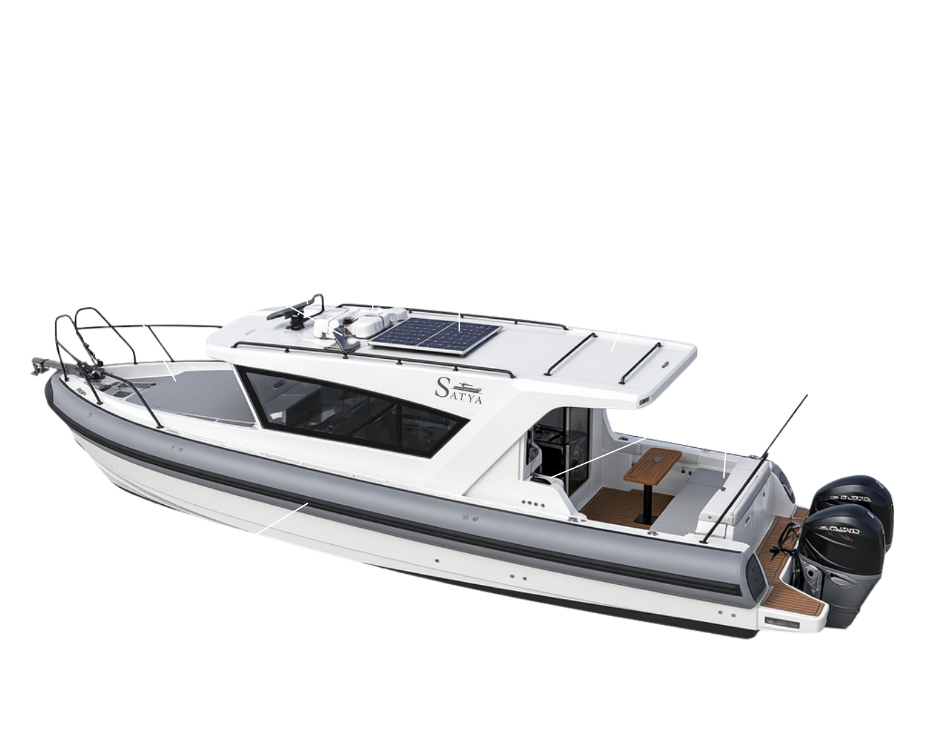 Satya Boat Side View